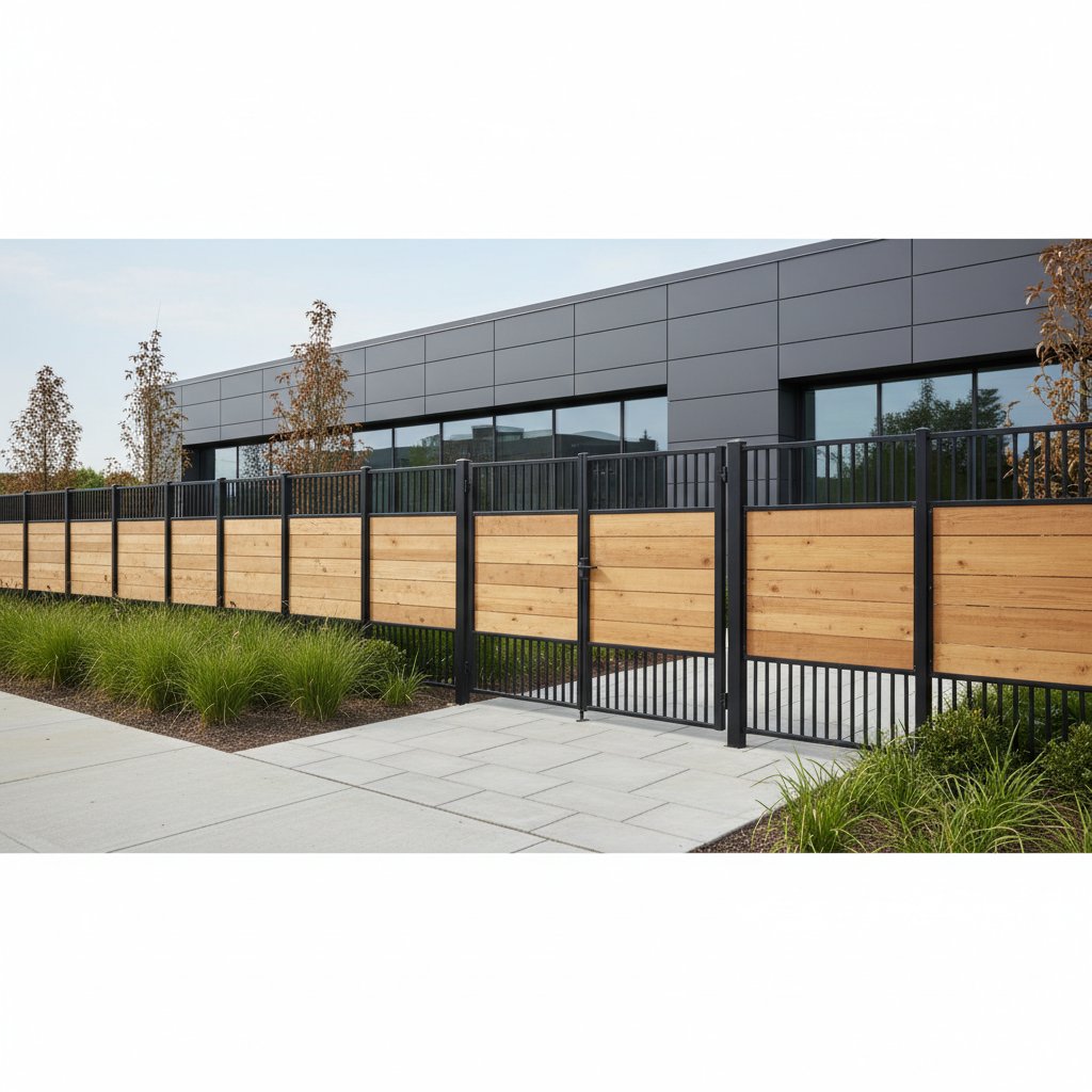 Modern Aluminium Fencing